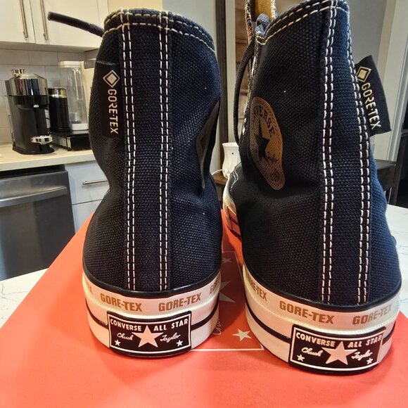 Men's Converse Chuck 70 Gore-Tex High Black Toadstool Tan Sneakers A08565C sz 10 - Picture 8 of 16